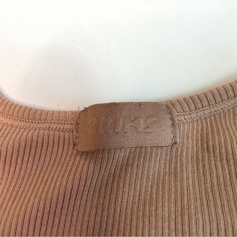 SKIMS Boyfriend Cotton Blend Ribbed Tank Size Small - Picture 7 of 9
